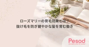 ローズマリーの育毛効果とは？抜け毛を防ぎ健やかな髪を育む働き